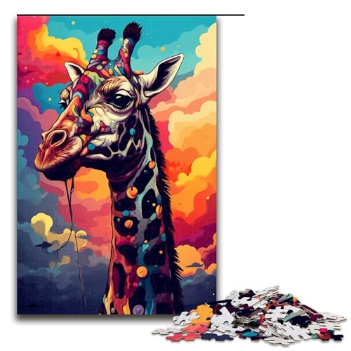 1000 teiliges Puzzle Roboter Giraffe von SplattersLots Dicke Bunte Puzzles Holzpuzzles Lernspiele Heimdekoration 75 x 50 cm 1000 teiliges Puzzle Roboter Giraffe von SplattersLots Dicke Bunte Puzzles Holzpuzzles Lernspiele Heimdekoration 75 x 50 cm von QSYFNBZL