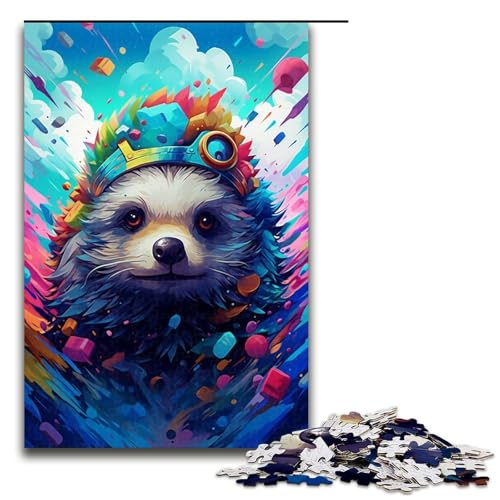 1000 teiliges Puzzle Roboter Igel von SplattersLots Dicke Bunte Puzzles aus Holz Lernspiele Heimdekoration 75 x 50 cm 1000 teiliges Puzzle Roboter Igel von SplattersLots Dicke Bunte Puzzles aus Holz Lernspiele Heimdekoration 75 x 50 cm von QSYFNBZL