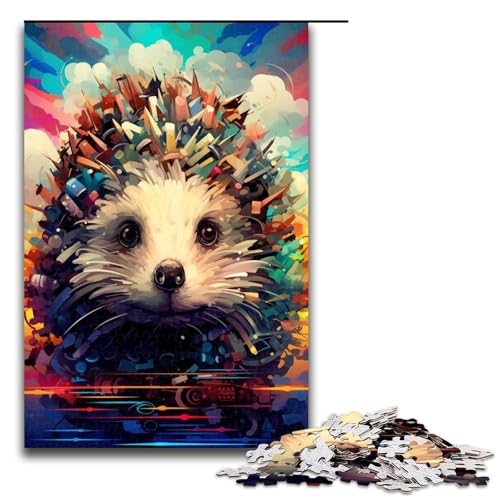 1000 teiliges Puzzle Roboter Igel von SplattersLots Dicke Bunte Puzzles für Erwachsene Holzpuzzle Lernspiel 75 x 50 cm 1000 teiliges Puzzle Roboter Igel von SplattersLots Dicke Bunte Puzzles für Erwachsene Holzpuzzle Lernspiel 75 x 50 cm von QSYFNBZL