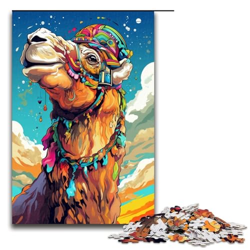1000 teiliges Puzzle Roboter Kamel von SplattersLots Dicke farbige Wolken Puzzles für Erwachsene Holzpuzzle Lernspiel 75 x 50 cm 1000 teiliges Puzzle Roboter Kamel von SplattersLots Dicke farbige Wolken Puzzles für Erwachsene Holzpuzzle Lernspiel 75 x 50 cm von QSYFNBZL