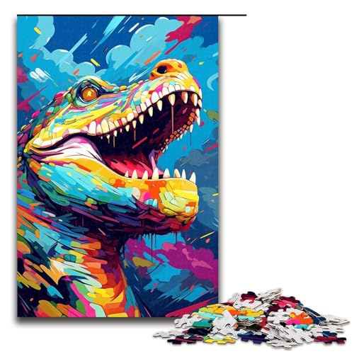 1000 teiliges Puzzle Roboter Krokodile von SplattersLots Dicke farbige Puzzles Holzpuzzles Lernspiele Heimdekoration 75 x 50 cm von QSYFNBZL