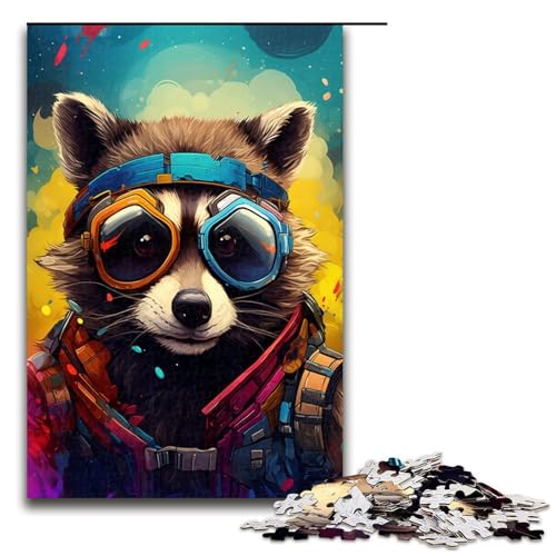 1000 teiliges Puzzle Roboter Waschbär von SplattersLots Dicke Bunte Puzzles Holzpuzzles Lernspiele Heimdekoration 75 x 50 cm 1000 teiliges Puzzle Roboter Waschbär von SplattersLots Dicke Bunte Puzzles Holzpuzzles Lernspiele Heimdekoration 75 x 50 cm von QSYFNBZL