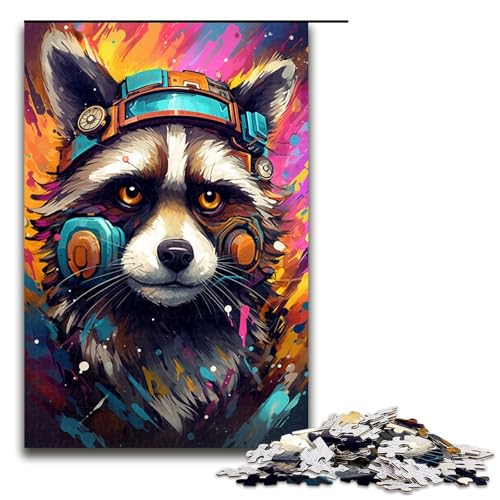 1000 teiliges Puzzle Roboter Waschbär von SplattersLots Dicke Bunte Puzzles Holzpuzzles Lernspiele Heimdekoration 75 x 50 cm 1000 teiliges Puzzle Roboter Waschbär von SplattersLots Dicke Bunte Puzzles Holzpuzzles Lernspiele Heimdekoration 75 x 50 cm von QSYFNBZL