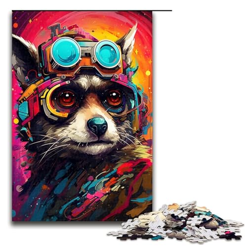 1000 teiliges Puzzle Roboter Waschbär von SplattersLots Dicke Bunte Puzzles für Erwachsene Holzpuzzle Lernspiel 75 x 50 cm 1000 teiliges Puzzle Roboter Waschbär von SplattersLots Dicke Bunte Puzzles für Erwachsene Holzpuzzle Lernspiel 75 x 50 cm von QSYFNBZL