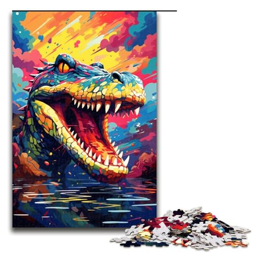 1000 teiliges Puzzle Roboterkrokodile von SplattersLots Dicke farbige Puzzles für Erwachsene Holzpuzzle Lernspiel 75 x 50 cm 1000 teiliges Puzzle Roboterkrokodile von SplattersLots Dicke farbige Puzzles für Erwachsene Holzpuzzle Lernspiel 75 x 50 cm von QSYFNBZL