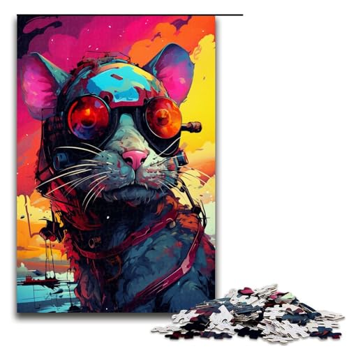 1000 teiliges Puzzle Roboterratte von SplattersLots of Thick Coloured Clouds Puzzles für Erwachsene Holzpuzzle Lernspiel 75 x 50 cm 1000 teiliges Puzzle Roboterratte von SplattersLots of Thick Coloured Clouds Puzzles für Erwachsene Holzpuzzle Lernspiel 75 x 50 cm von QSYFNBZL