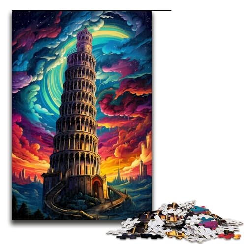 1000 teiliges Puzzle Schiefer Turm von Pisa ItalienPuzzle für Erwachsene Holzpuzzle Lernspiel 75 x 50 cm 1000 teiliges Puzzle Schiefer Turm von Pisa ItalienPuzzle für Erwachsene Holzpuzzle Lernspiel 75 x 50 cm von QSYFNBZL