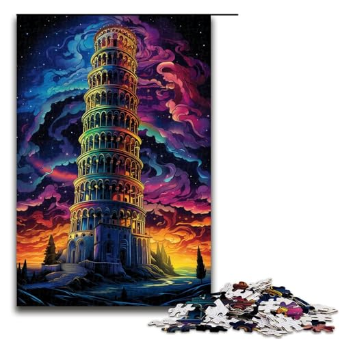 1000 teiliges Puzzle Schiefer Turm von Pisa ItalienPuzzle für Erwachsene Holzpuzzle tolle Geschenke zu Weihnachten 75 x 50 cm 1000 teiliges Puzzle Schiefer Turm von Pisa ItalienPuzzle für Erwachsene Holzpuzzle tolle Geschenke zu Weihnachten 75 x 50 cm von QSYFNBZL
