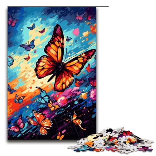 1000 teiliges Puzzle Schmetterling von SplattersLots of Coloured Clour für Erwachsene Holzpuzzle Familienspiele 75 x 50 cm 1000 teiliges Puzzle Schmetterling von SplattersLots of Coloured Clour für Erwachsene Holzpuzzle Familienspiele 75 x 50 cm von QSYFNBZL