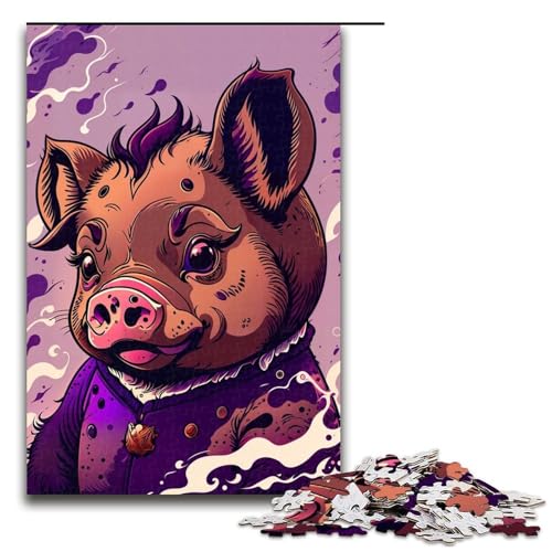 1000 teiliges Puzzle Schweinemagier Holzpuzzle Lernspiele Heimdekoration 75 x 50 cm 1000 teiliges Puzzle Schweinemagier Holzpuzzle Lernspiele Heimdekoration 75 x 50 cm von QSYFNBZL