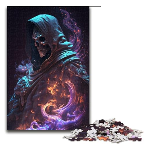 1000 teiliges Puzzle Sensenmann aus Staub geformt Holzpuzzle für Erwachsene tolle Geschenke zu Weihnachten 75 x 50 cm 1000 teiliges Puzzle Sensenmann aus Staub geformt Holzpuzzle für Erwachsene tolle Geschenke zu Weihnachten 75 x 50 cm von QSYFNBZL