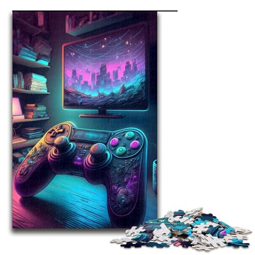 1000 teiliges Puzzle Spielzimmer für Erwachsene Holzpuzzle Familienspiele 75 x 50 cm 1000 teiliges Puzzle Spielzimmer für Erwachsene Holzpuzzle Familienspiele 75 x 50 cm von QSYFNBZL
