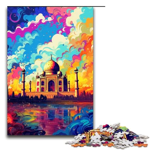 1000 teiliges Puzzle Taj Mahal ist von Spritzern umgeben Viele Bunte Puzzles Holzpuzzles Lernspiele Heimdekoration 1000 Teile 1000 teiliges Puzzle Taj Mahal ist von Spritzern umgeben Viele Bunte Puzzles Holzpuzzles Lernspiele Heimdekoration 1000 Teile von QSYFNBZL