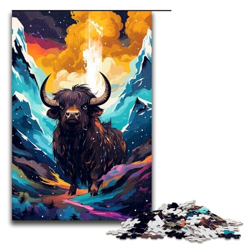 1000 teiliges Puzzle Yak im Krater ist umgeben Puzzle für Erwachsene Holzpuzzle Lernspiel 1000 Teile 1000 teiliges Puzzle Yak im Krater ist umgeben Puzzle für Erwachsene Holzpuzzle Lernspiel 1000 Teile von QSYFNBZL