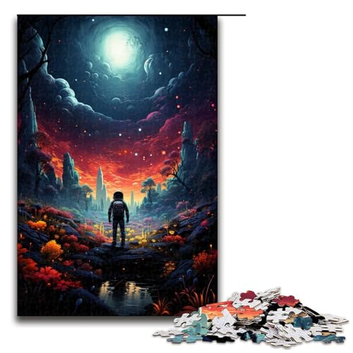 1000 teiliges Puzzle Zeichnung Fantasy Astronaut für Erwachsene Holzpuzzle Familienspiele 75 x 50 cm 1000 teiliges Puzzle Zeichnung Fantasy Astronaut für Erwachsene Holzpuzzle Familienspiele 75 x 50 cm von QSYFNBZL