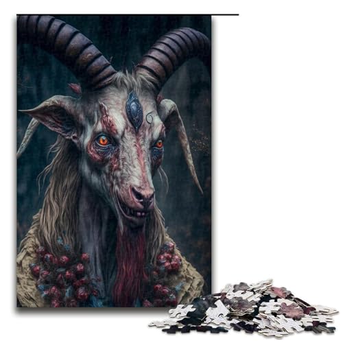 1000 teiliges Puzzle Ziegenteufel für Erwachsene Holzpuzzle Familienspiele 75 x 50 cm 1000 teiliges Puzzle Ziegenteufel für Erwachsene Holzpuzzle Familienspiele 75 x 50 cm von QSYFNBZL
