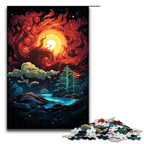 1000 teiliges Puzzle buntes Yin Yang Kunst Puzzle für Erwachsene Holz Familienspiel 75 x 50 cm 1000 teiliges Puzzle buntes Yin Yang Kunst Puzzle für Erwachsene Holz Familienspiel 75 x 50 cm von QSYFNBZL