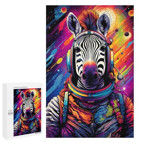 1000 teiliges Puzzle buntes psychedelisches Tierzebra für Erwachsene Holzpuzzle Familienspiele 75 x 50 cm 1000 teiliges Puzzle buntes psychedelisches Tierzebra für Erwachsene Holzpuzzle Familienspiele 75 x 50 cm von QSYFNBZL