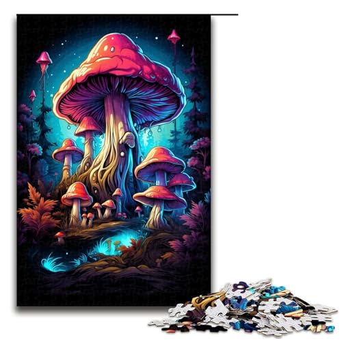 1000 teiliges Puzzle exotische Bunte Pilze Puzzle für Erwachsene Holz Familienspiel 75 x 50 cm 1000 teiliges Puzzle exotische Bunte Pilze Puzzle für Erwachsene Holz Familienspiel 75 x 50 cm von QSYFNBZL