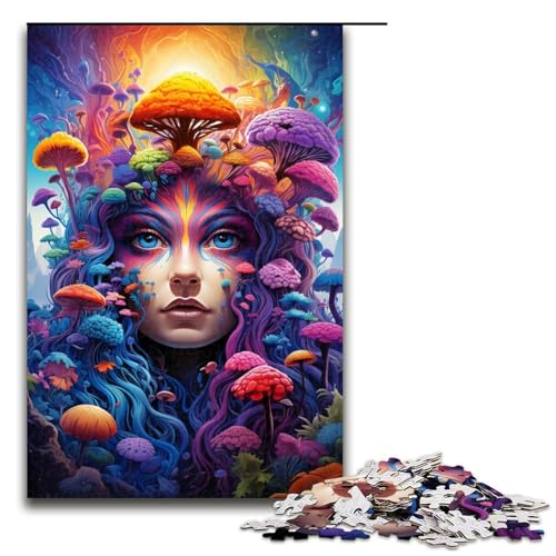 1000 teiliges Puzzle exotisches buntes Blumenmädchen für Erwachsene Holzpuzzle Familienspiele 75 x 50 cm 1000 teiliges Puzzle exotisches buntes Blumenmädchen für Erwachsene Holzpuzzle Familienspiele 75 x 50 cm von QSYFNBZL