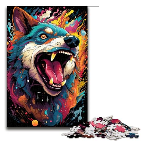 1000 teiliges Puzzle farbenfroh psychedelisch für Hunde Puzzle für Erwachsene Holzpuzzle Lernspiel 75 x 50 cm 1000 teiliges Puzzle farbenfroh psychedelisch für Hunde Puzzle für Erwachsene Holzpuzzle Lernspiel 75 x 50 cm von QSYFNBZL