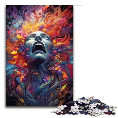 1000 teiliges Puzzle farbenfrohe psychedelische Götterbilder Holzpuzzle Lernspiele Heimdekoration 75 x 50 cm 1000 teiliges Puzzle farbenfrohe psychedelische Götterbilder Holzpuzzle Lernspiele Heimdekoration 75 x 50 cm von QSYFNBZL