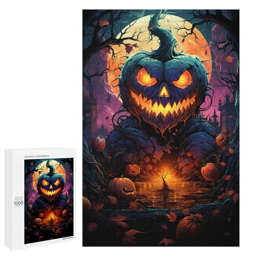 1000 teiliges Puzzle farbenfrohe psychedelische Kürbiszeichnung für Erwachsene Holzpuzzle Familienspiele 75 x 50 cm 1000 teiliges Puzzle farbenfrohe psychedelische Kürbiszeichnung für Erwachsene Holzpuzzle Familienspiele 75 x 50 cm von QSYFNBZL