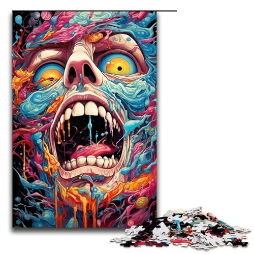 1000 teiliges Puzzle farbenfrohe psychedelische Monster Puzzles Holzpuzzles Lernspiele Heimdekoration 75 x 50 cm 1000 teiliges Puzzle farbenfrohe psychedelische Monster Puzzles Holzpuzzles Lernspiele Heimdekoration 75 x 50 cm von QSYFNBZL
