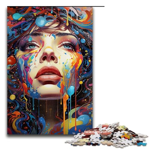 1000 teiliges Puzzle farbenfrohes psychedelisches Dornröschen Puzzle für Erwachsene Holzpuzzle Lernspiel 75 x 50 cm 1000 teiliges Puzzle farbenfrohes psychedelisches Dornröschen Puzzle für Erwachsene Holzpuzzle Lernspiel 75 x 50 cm von QSYFNBZL