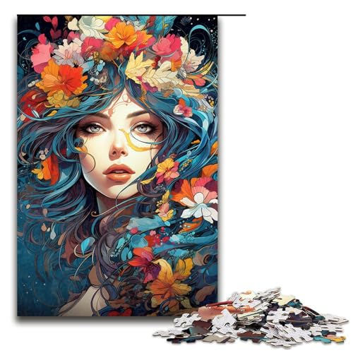 1000 teiliges Puzzle farbenfrohes psychedelisches Göttinnen Puzzle für Erwachsene Holz Familienspiel 75 x 50 cm 1000 teiliges Puzzle farbenfrohes psychedelisches Göttinnen Puzzle für Erwachsene Holz Familienspiel 75 x 50 cm von QSYFNBZL