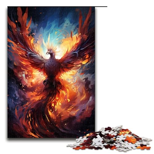 1000 teiliges Puzzle feuerfarbener Phönix Puzzle für Erwachsene Holzpuzzle Lernspiel 75 x 50 cm 1000 teiliges Puzzle feuerfarbener Phönix Puzzle für Erwachsene Holzpuzzle Lernspiel 75 x 50 cm von QSYFNBZL