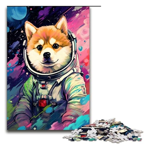 1000 teiliges Puzzle für Erwachsene Astronaut Shiba Inu Baby von Splatters Viele Dicke Farbpuzzles für Lernspiele Herausforderungen Spielzeug Kunstwerke Geschenke 75 x 50 cm 1000 teiliges Puzzle für Erwachsene Astronaut Shiba Inu Baby von Splatters Viele Dicke Farbpuzzles für Lernspiele Herausforderungen Spielzeug Kunstwerke Geschenke 75 x 50 cm von QSYFNBZL