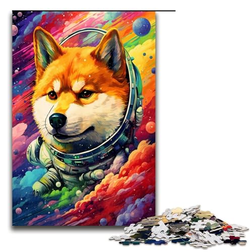 1000 teiliges Puzzle für Erwachsene Astronaut Shiba Inu Baby von Splatters Viele Dicke farbige Puzzles für Erwachsene Holzpuzzle anspruchsvolles Spiel 75 x 50 cm 1000 teiliges Puzzle für Erwachsene Astronaut Shiba Inu Baby von Splatters Viele Dicke farbige Puzzles für Erwachsene Holzpuzzle anspruchsvolles Spiel 75 x 50 cm von QSYFNBZL