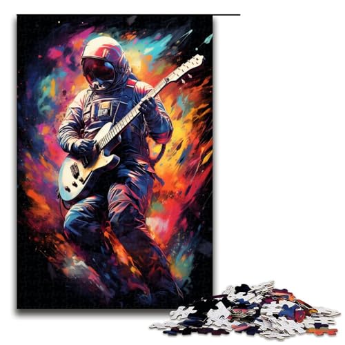 1000 teiliges Puzzle für Erwachsene Astronaut spielt Gitarre anspruchsvolles Spiel EIN Kunstwerk geeignet für Jugendliche ab 14 Jahren 75 x 50 cm 1000 teiliges Puzzle für Erwachsene Astronaut spielt Gitarre anspruchsvolles Spiel EIN Kunstwerk geeignet für Jugendliche ab 14 Jahren 75 x 50 cm von QSYFNBZL