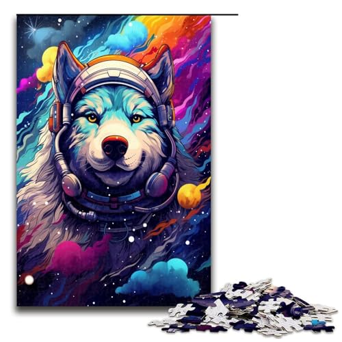 1000 teiliges Puzzle für Erwachsene Astronauten Baby Wolf Puzzle für Erwachsene Holzpuzzle anspruchsvolles Spiel 75 x 50 cm 1000 teiliges Puzzle für Erwachsene Astronauten Baby Wolf Puzzle für Erwachsene Holzpuzzle anspruchsvolles Spiel 75 x 50 cm von QSYFNBZL