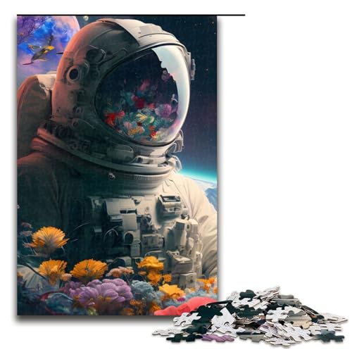 1000 teiliges Puzzle für Erwachsene Astronautenblumen Spiel Puzzles ganze Familie 75 x 50 cm 1000 teiliges Puzzle für Erwachsene Astronautenblumen Spiel Puzzles ganze Familie 75 x 50 cm von QSYFNBZL