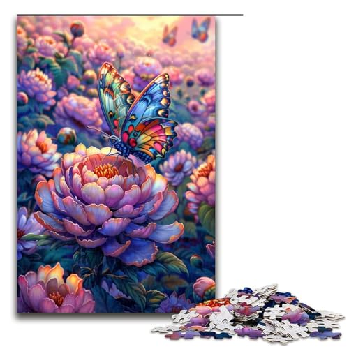 1000 teiliges Puzzle für Erwachsene Blumen und Schmetterlingspuzzle Geburtstagsgeschenk für Teenager ab 14 Jahren 1000 Teile 1000 teiliges Puzzle für Erwachsene Blumen und Schmetterlingspuzzle Geburtstagsgeschenk für Teenager ab 14 Jahren 1000 Teile von QSYFNBZL
