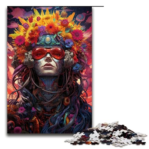 1000 teiliges Puzzle für Erwachsene Blumengöttin Puzzle für Erwachsene Holzpuzzle anspruchsvolles Spiel 75 x 50 cm 1000 teiliges Puzzle für Erwachsene Blumengöttin Puzzle für Erwachsene Holzpuzzle anspruchsvolles Spiel 75 x 50 cm von QSYFNBZL