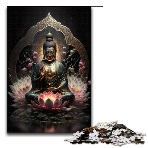 1000 teiliges Puzzle für Erwachsene Buddha Puzzle für Erwachsene Holzpuzzle anspruchsvolles Spiel 75 x 50 cm 1000 teiliges Puzzle für Erwachsene Buddha Puzzle für Erwachsene Holzpuzzle anspruchsvolles Spiel 75 x 50 cm von QSYFNBZL