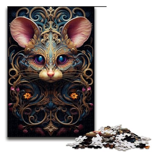 1000 teiliges Puzzle für Erwachsene Bunte Maus Puzzles Geschenke Geburtstagsgeschenke für Teenager ab 14 Jahren 1000 Teile von QSYFNBZL