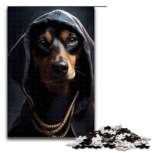 1000 teiliges Puzzle für Erwachsene Dackel Cooles dekomprimierendes intellektuelles Lernspielzeug Geschenkideen 75 x 50 cm 1000 teiliges Puzzle für Erwachsene Dackel Cooles dekomprimierendes intellektuelles Lernspielzeug Geschenkideen 75 x 50 cm von QSYFNBZL
