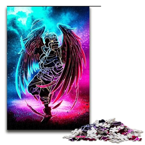 1000 teiliges Puzzle für Erwachsene Dark Souls of Anime Puzzles Geschenke Geburtstagsgeschenke für Teenager ab 14 Jahren 75 x 50 cm von QSYFNBZL