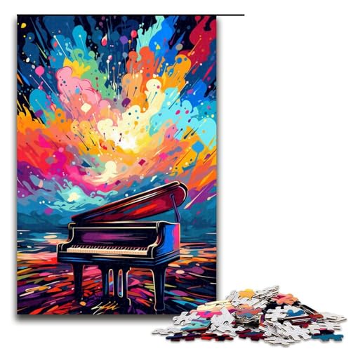 1000 teiliges Puzzle für Erwachsene Das Klavier ist von Spritzern umgeben Viele Bunte Puzzles für Erwachsene Holzpuzzle Anspruchsvolles Spiel 75 x 50 cm 1000 teiliges Puzzle für Erwachsene Das Klavier ist von Spritzern umgeben Viele Bunte Puzzles für Erwachsene Holzpuzzle Anspruchsvolles Spiel 75 x 50 cm von QSYFNBZL