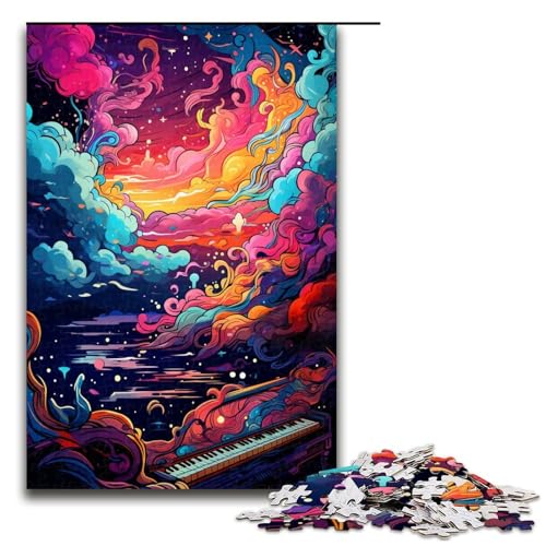 1000 teiliges Puzzle für Erwachsene Das Klavier ist von Spritzern umgeben Viele Bunte Puzzles für Erwachsene Holzpuzzle Anspruchsvolles Spiel 75 x 50 cm 1000 teiliges Puzzle für Erwachsene Das Klavier ist von Spritzern umgeben Viele Bunte Puzzles für Erwachsene Holzpuzzle Anspruchsvolles Spiel 75 x 50 cm von QSYFNBZL