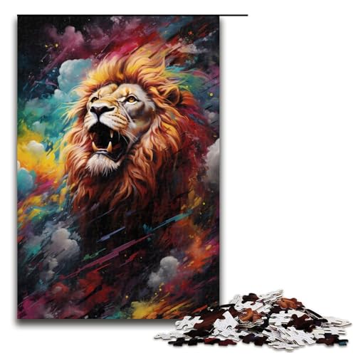 1000 teiliges Puzzle für Erwachsene Der Löwe im Krater ist umzingelt Puzzle für Erwachsene Holzpuzzle anspruchsvolles Spiel 1000 Teile 1000 teiliges Puzzle für Erwachsene Der Löwe im Krater ist umzingelt Puzzle für Erwachsene Holzpuzzle anspruchsvolles Spiel 1000 Teile von QSYFNBZL