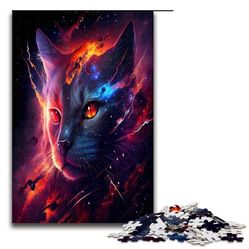 1000 teiliges Puzzle für Erwachsene Diabolic Cosmic Cat Lernpuzzle Lernspiel für Geburtstag und Weihnachten 1000 Teile 1000 teiliges Puzzle für Erwachsene Diabolic Cosmic Cat Lernpuzzle Lernspiel für Geburtstag und Weihnachten 1000 Teile von QSYFNBZL