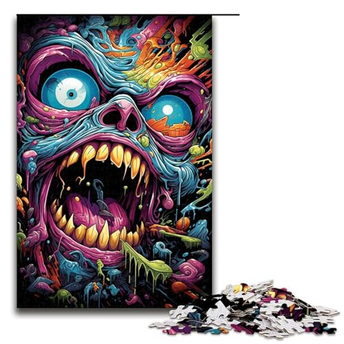 1000 teiliges Puzzle für Erwachsene Die farbenfrohe Psychedelia von Dr Monster Puzzle für Kinder Holzpuzzle Lernspiel für Erwachsene 75 x 50 cm 1000 teiliges Puzzle für Erwachsene Die farbenfrohe Psychedelia von Dr Monster Puzzle für Kinder Holzpuzzle Lernspiel für Erwachsene 75 x 50 cm von QSYFNBZL