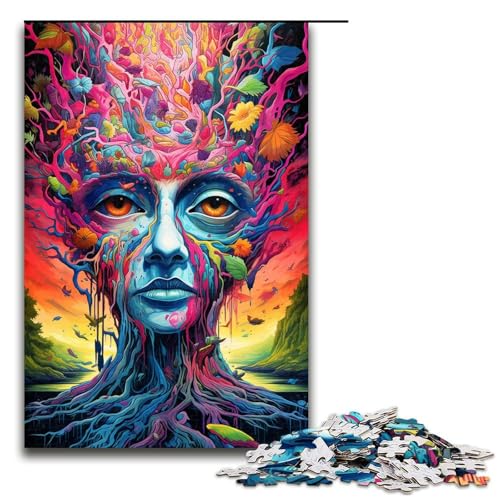 1000 teiliges Puzzle für Erwachsene Doodle buntes Monster zum Dekomprimieren intellektuelles Lernspielzeug Geschenkideen 75 x 50 cm 1000 teiliges Puzzle für Erwachsene Doodle buntes Monster zum Dekomprimieren intellektuelles Lernspielzeug Geschenkideen 75 x 50 cm von QSYFNBZL