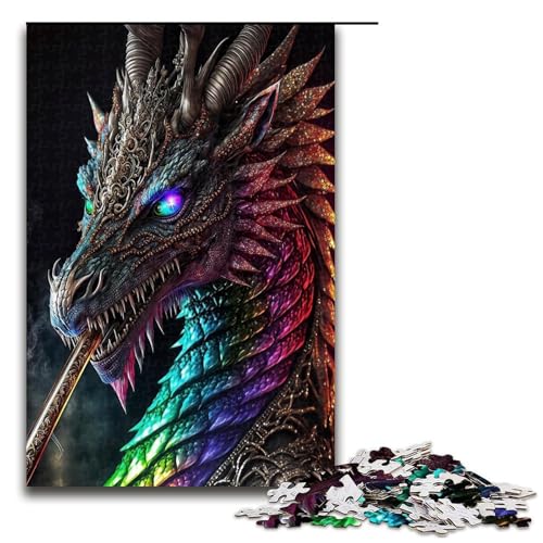 1000 teiliges Puzzle für Erwachsene Drachen Lernpuzzle Lernspiel für Geburtstag Weihnachten 1000 Teile 1000 teiliges Puzzle für Erwachsene Drachen Lernpuzzle Lernspiel für Geburtstag Weihnachten 1000 Teile von QSYFNBZL