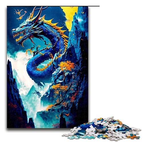 1000 teiliges Puzzle für Erwachsene Drachen Puzzle Hands on Spiel 75 x 50 cm von QSYFNBZL